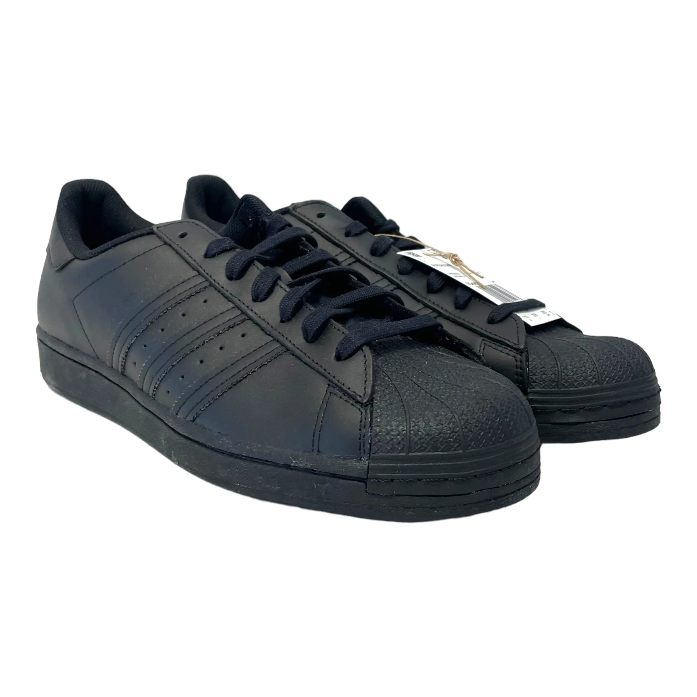 adidas/SUPERSTAR/Low-Sneakers/US 11.5/Leather/BLK/EG4957