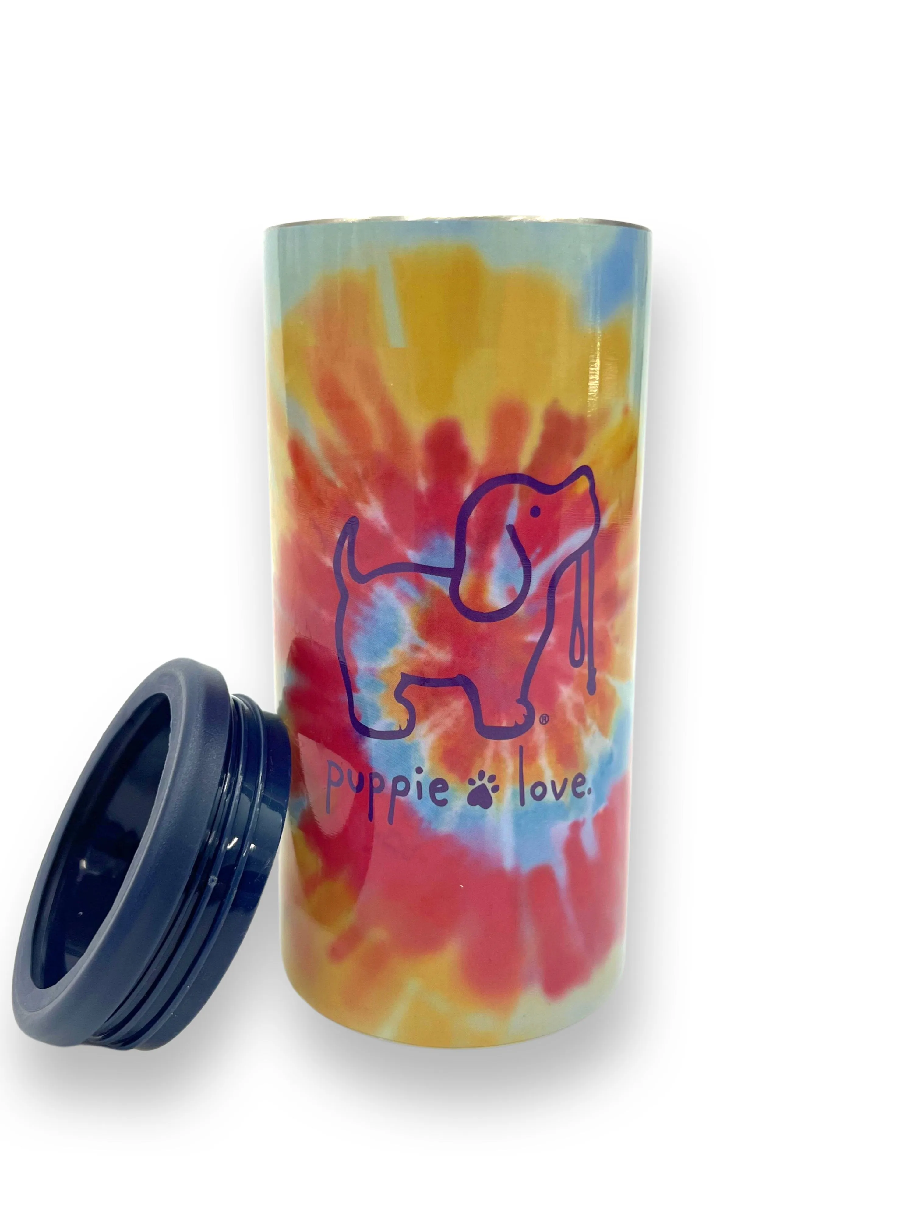 AERIAL TIE DYE SLIM CAN COOLER