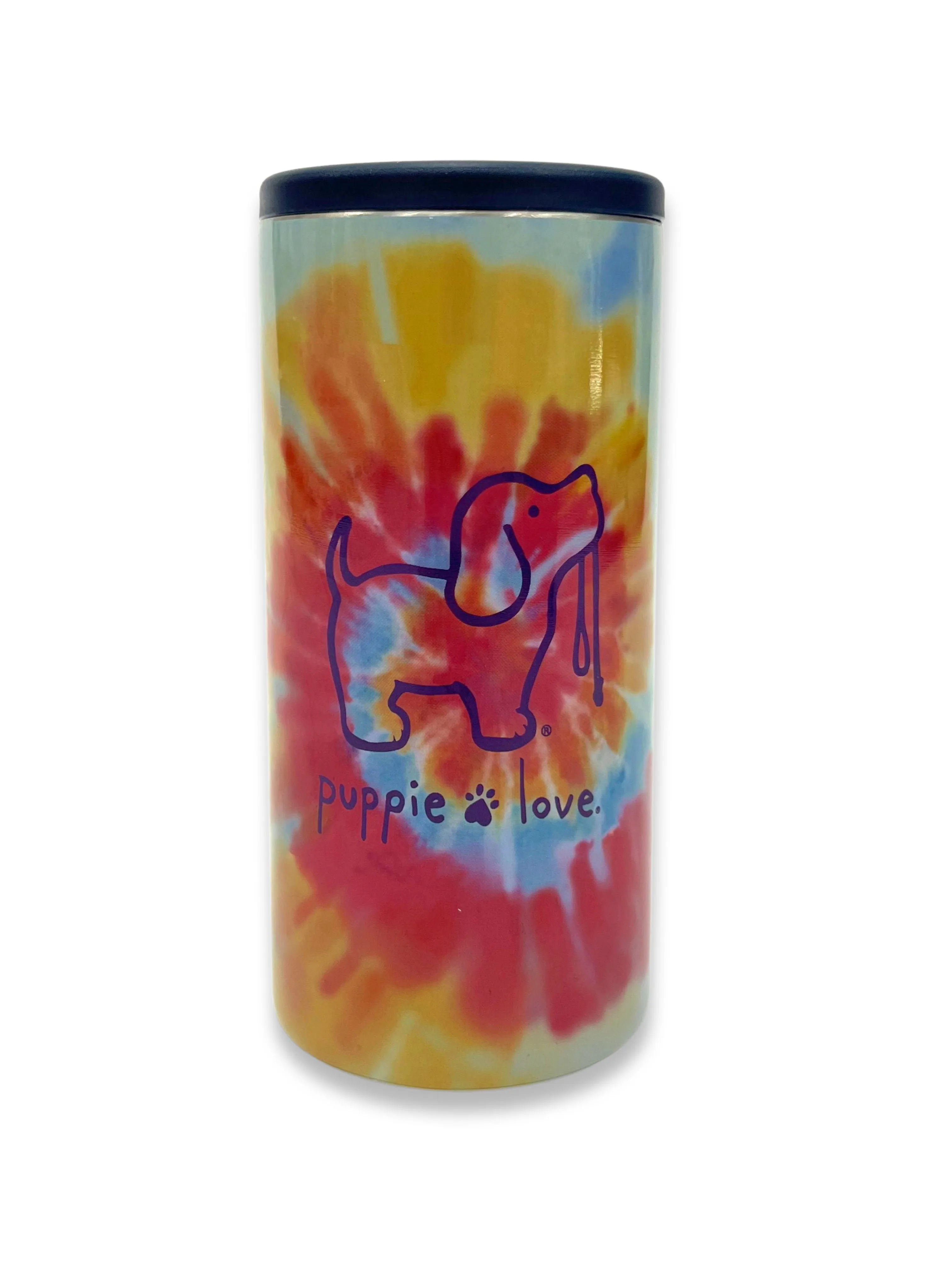 AERIAL TIE DYE SLIM CAN COOLER