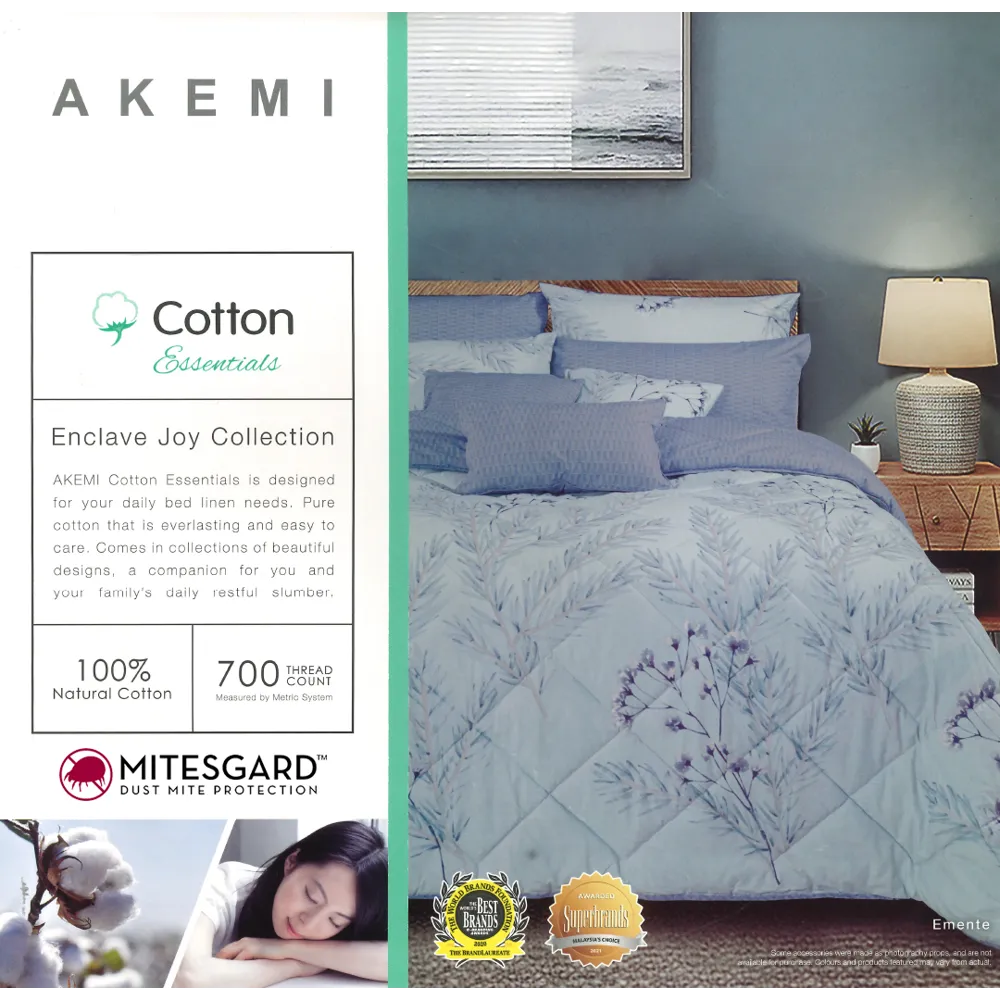 Akemi Enclave Joy Cotton Fitted Sheet Set Queen Assorted Colors