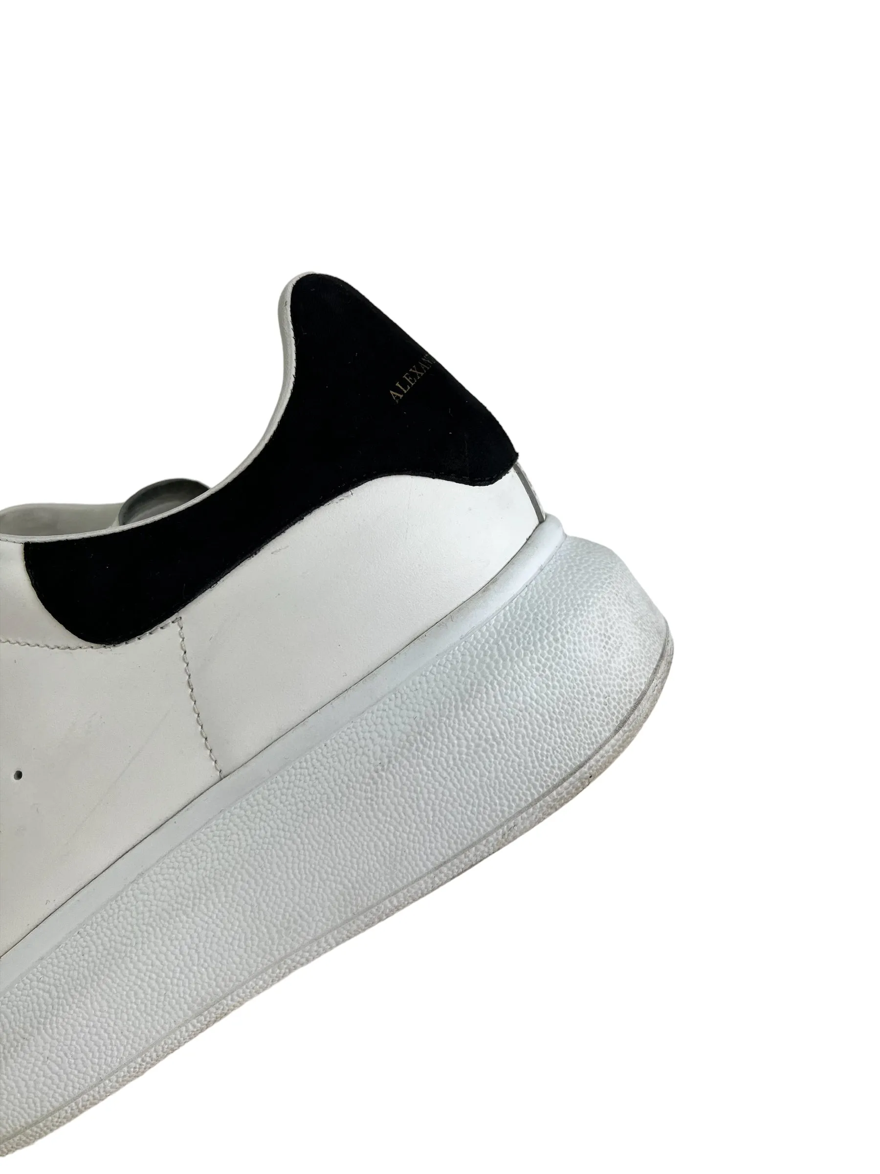 Alexander McQueen White Leather Sneakers - UK 4