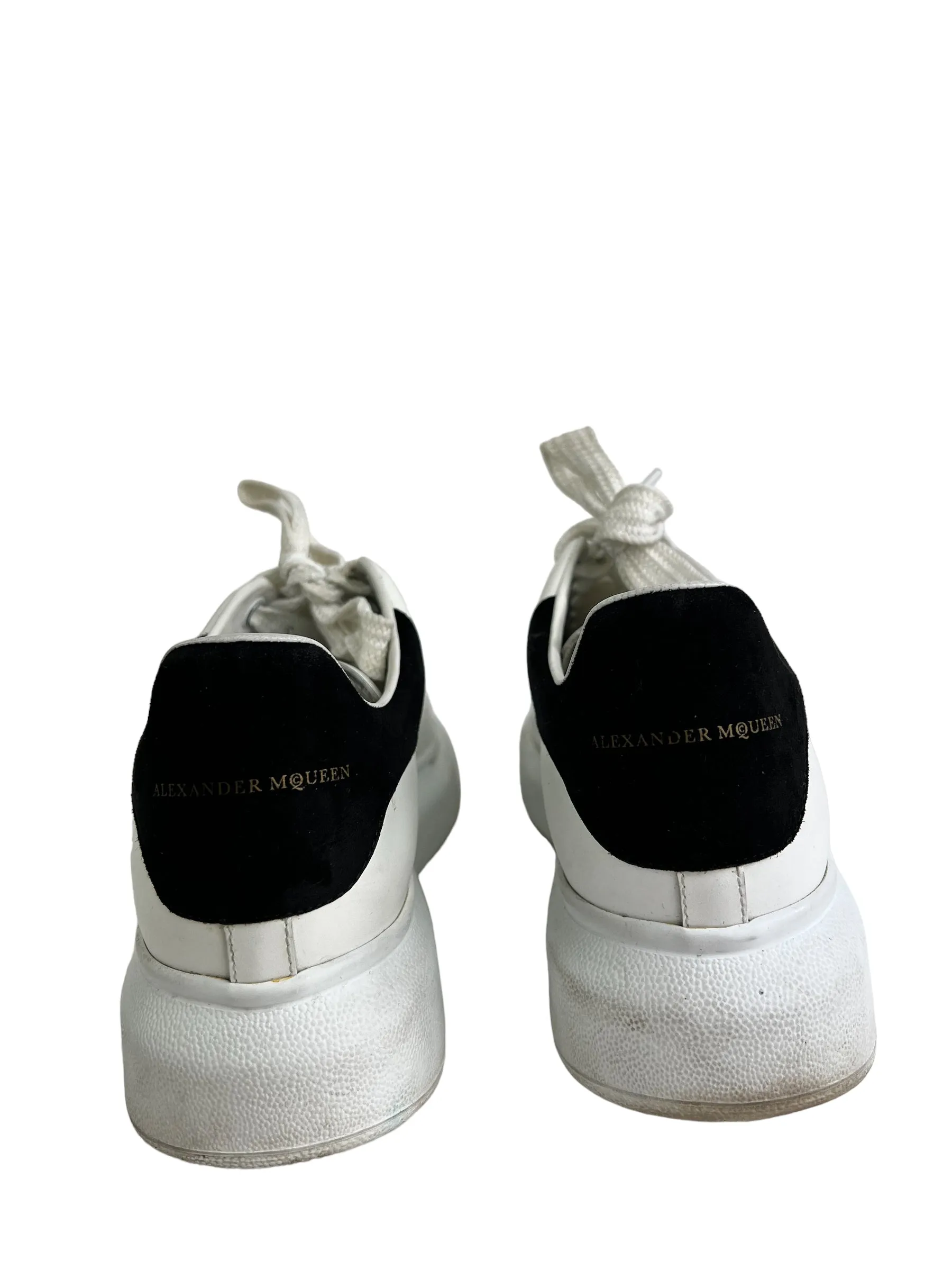 Alexander McQueen White Leather Sneakers - UK 4