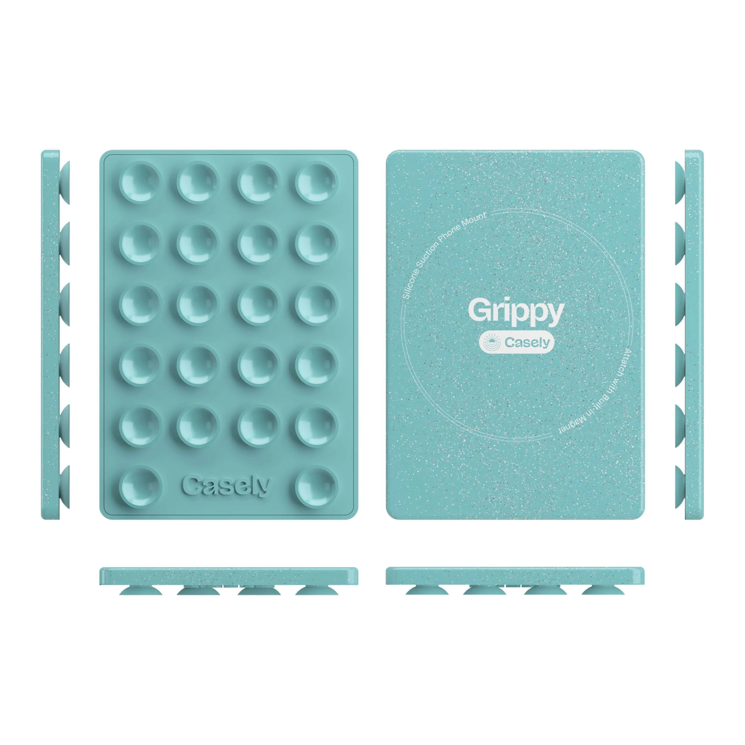 Aquamarine | Ocean Blue Shimmer Grippy