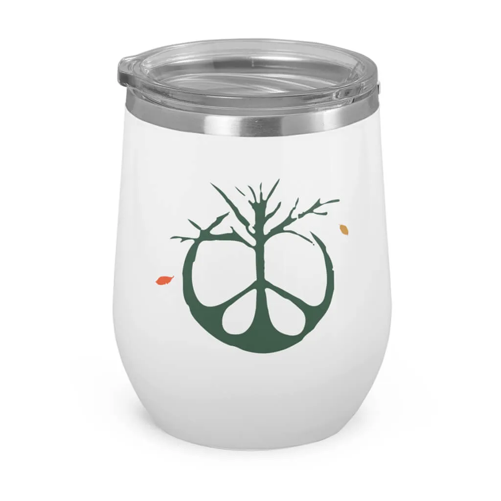 Autumn Peace Tree - Wine Tumbler