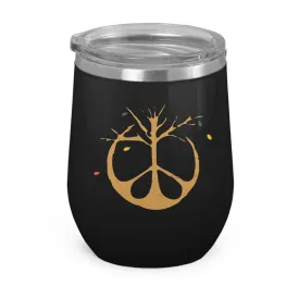 Autumn Peace Tree - Wine Tumbler