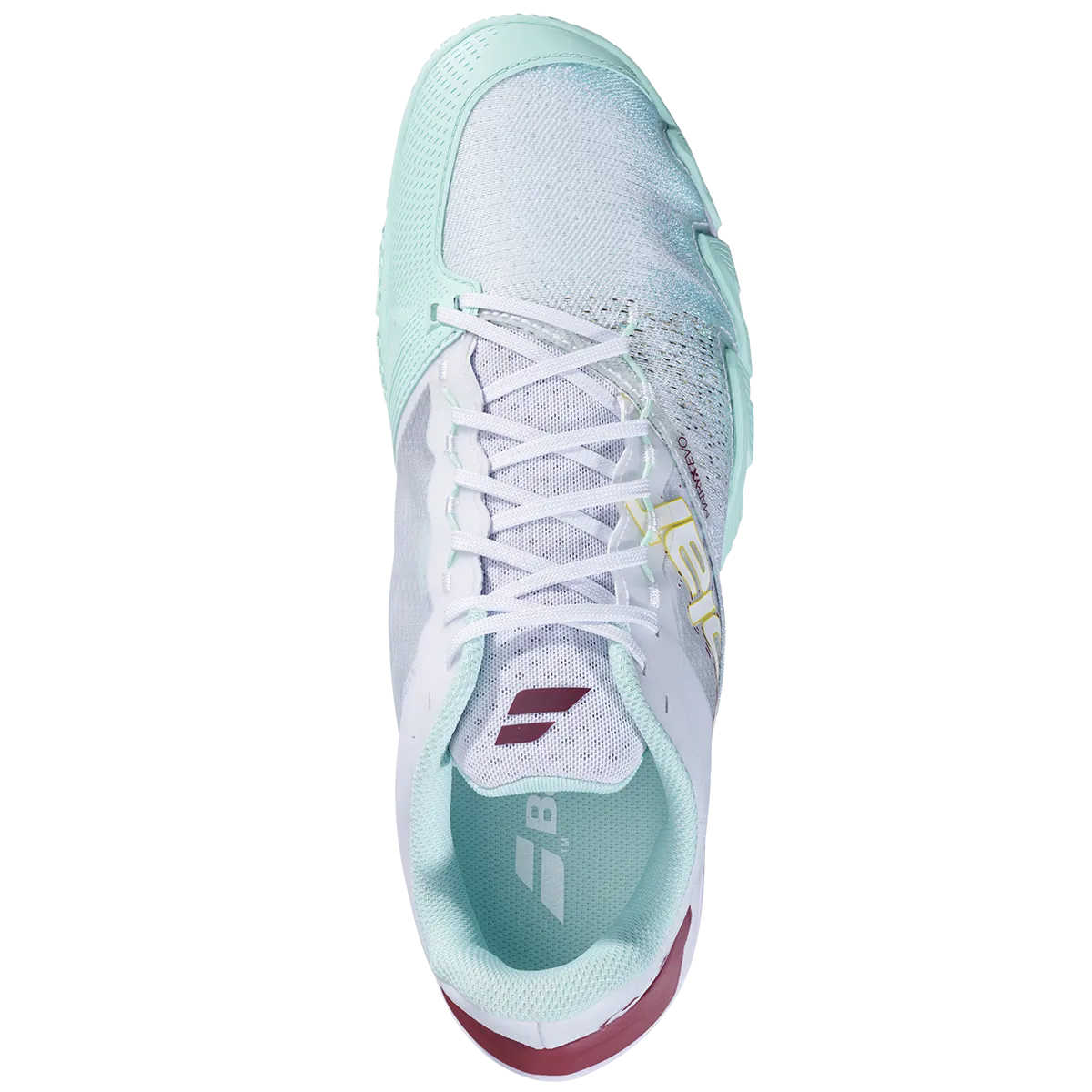 Babolat Men's Jet Premura 2 Lebron Padel Shoes White Red Dahlia