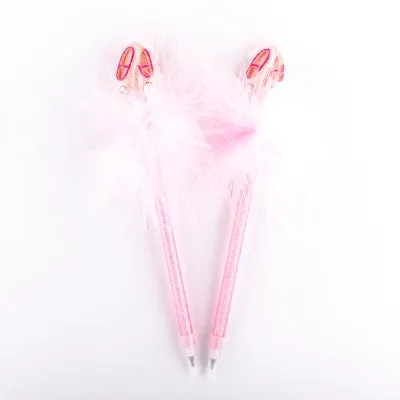 Ballet Shoe Fluffy Pens