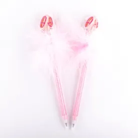 Ballet Shoe Fluffy Pens