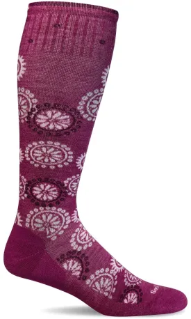 Block Print | Women's Moderate Compression Knee-High