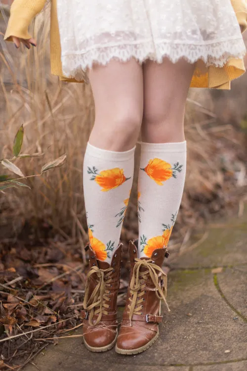 California Poppy Knee High