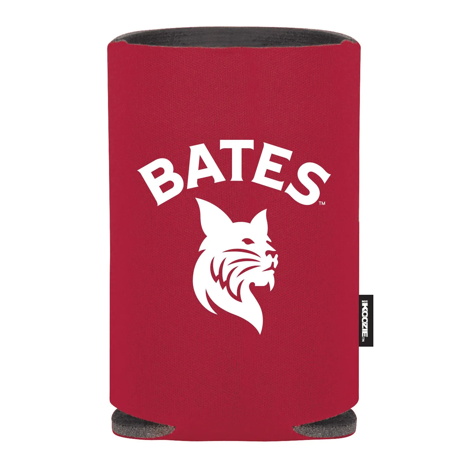 Can Cooler, 12oz Koozie with BATES Bobcat