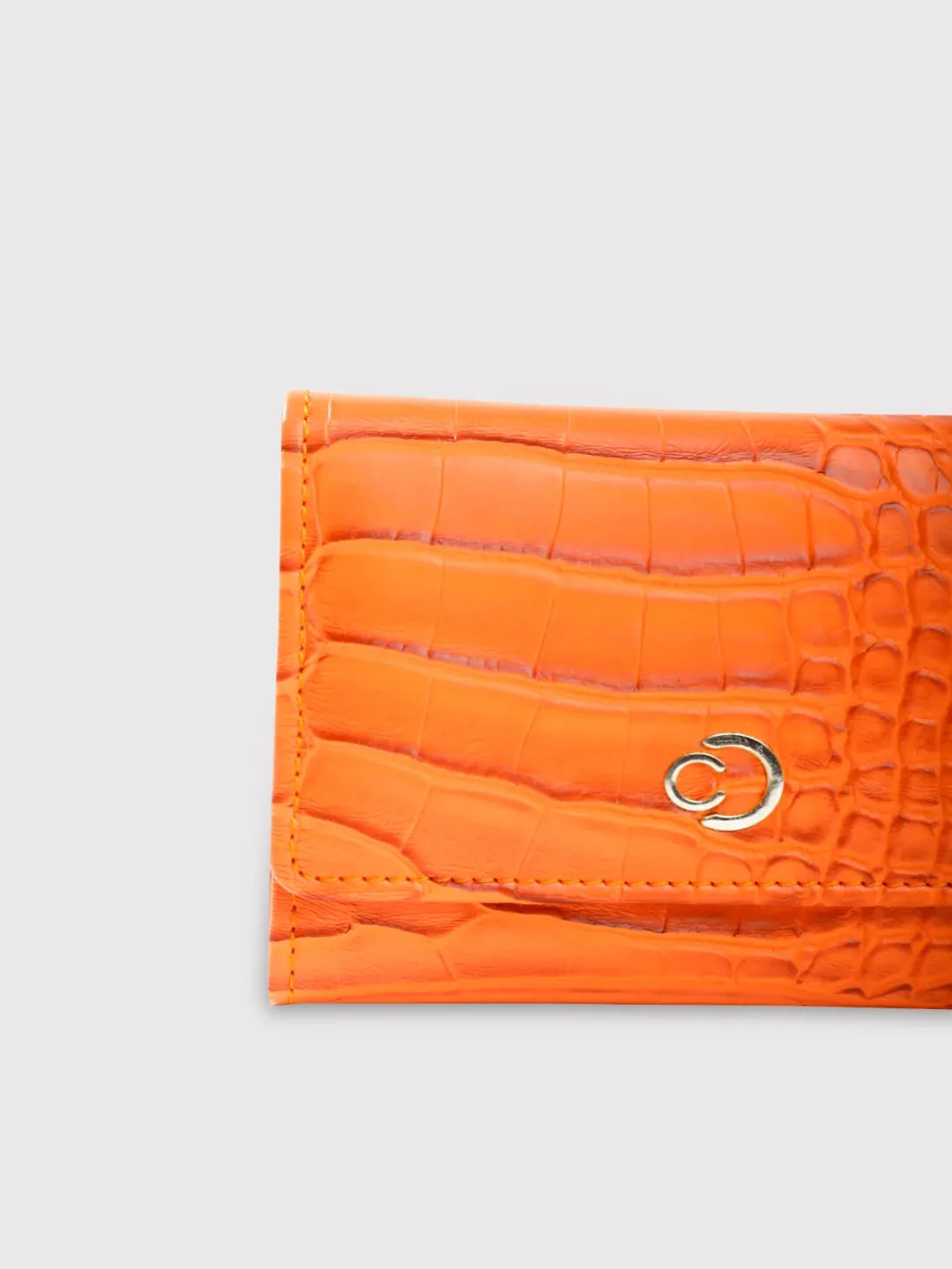 Caprese Luna Wallet Small Trifold Orange