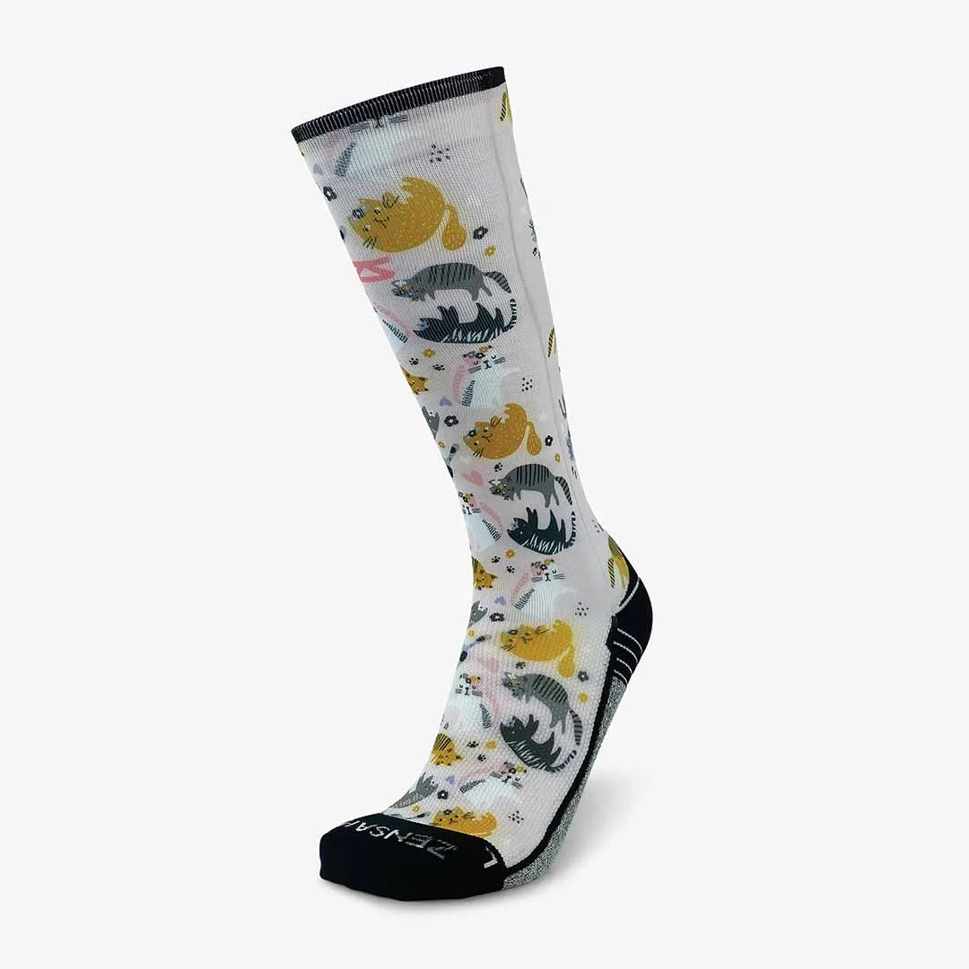 Cats Compression Socks (Knee-High)