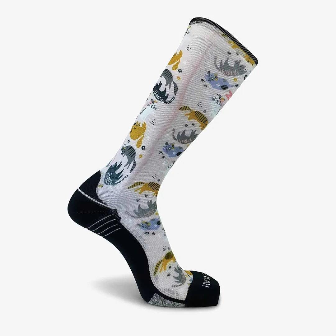 Cats Compression Socks (Knee-High)