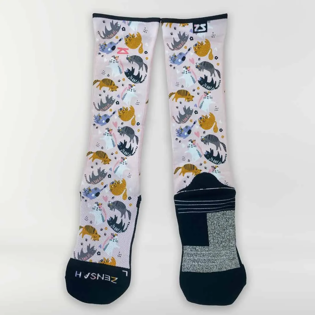 Cats Compression Socks (Knee-High)