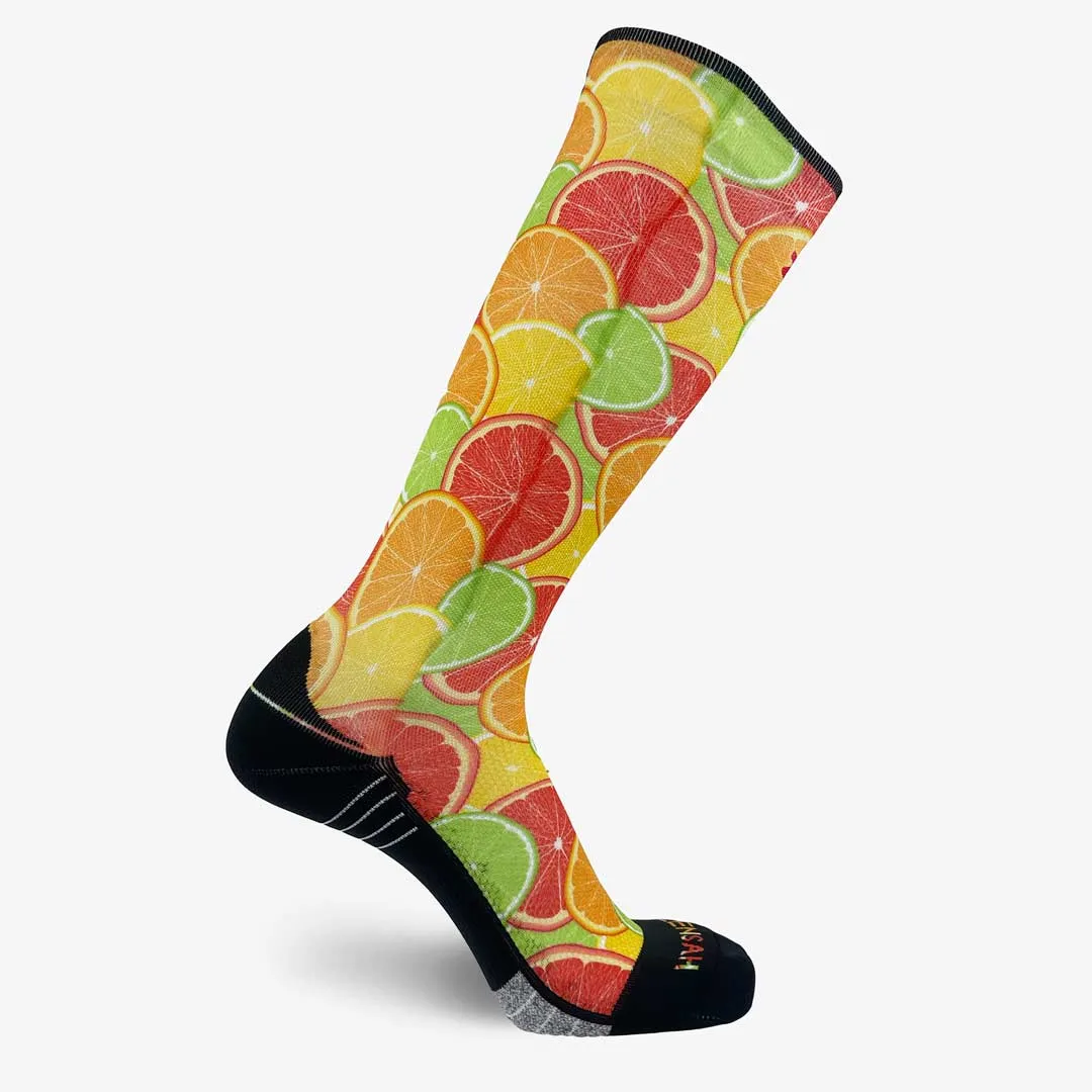 Citrus Compression Socks (Knee-High)