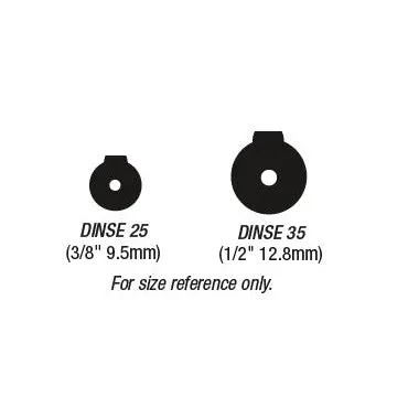 CK Worldwide Dinse 35M Water Cooled Safe-Loc Connector - SLWHAT-35M