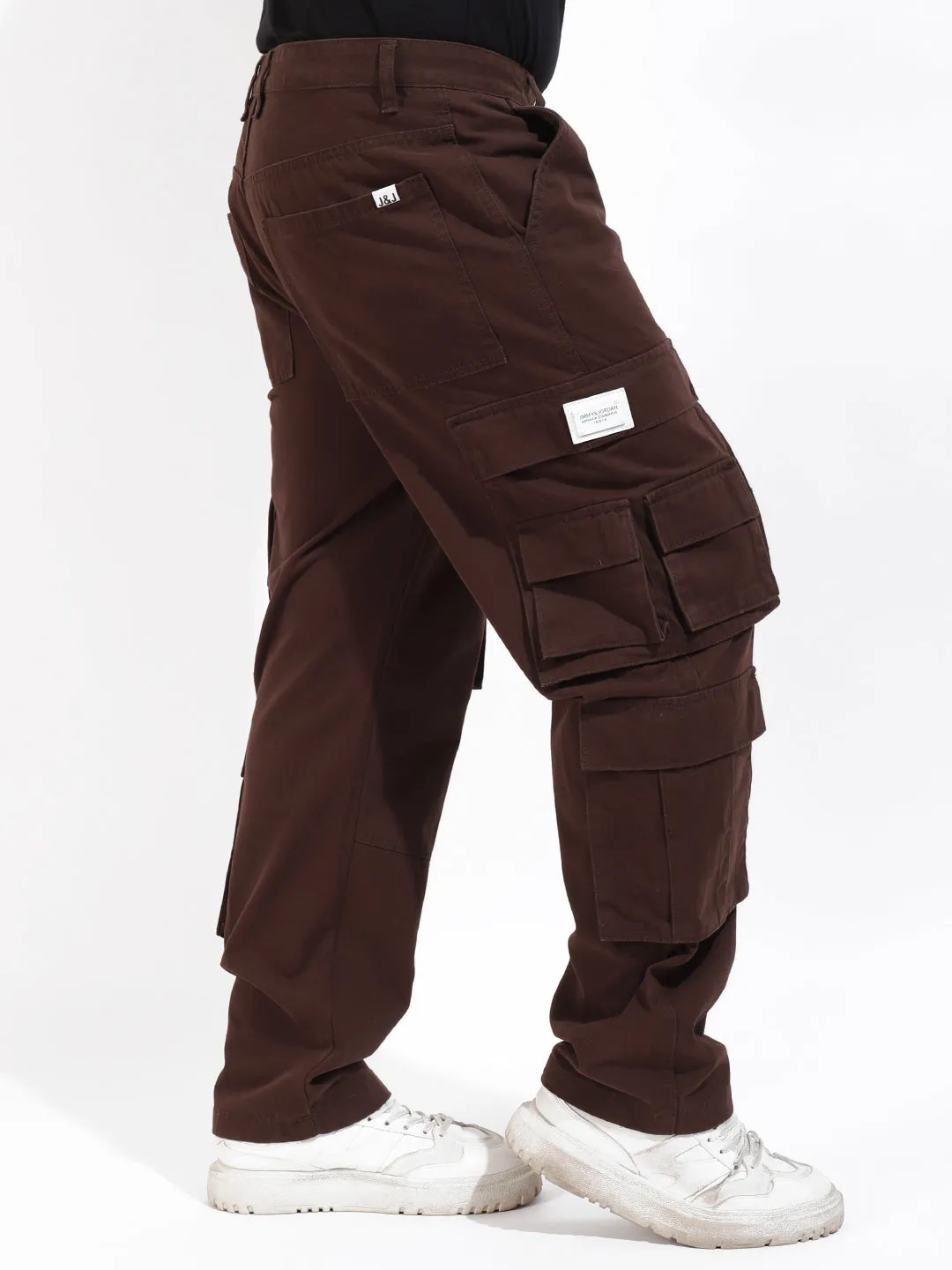 Coffee Multi-Pocket Designer Cargo