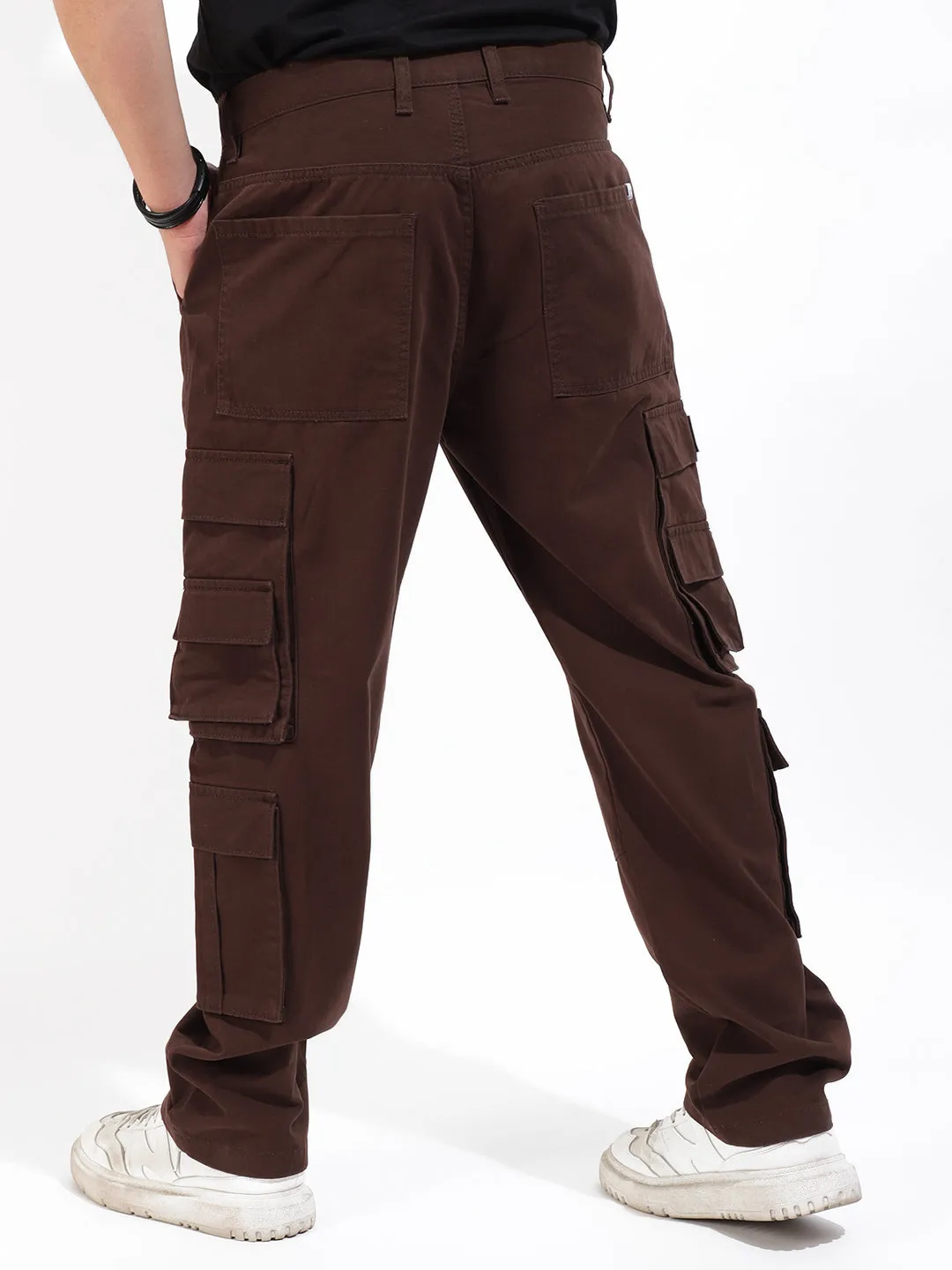 Coffee Multi-Pocket Designer Cargo