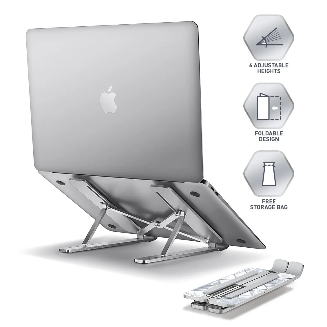 Cosmo Laptop Stand - Silver