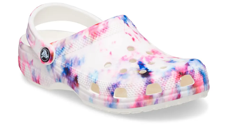 Crocs Classic Tie Dye Graphic Clog Garnet Multi