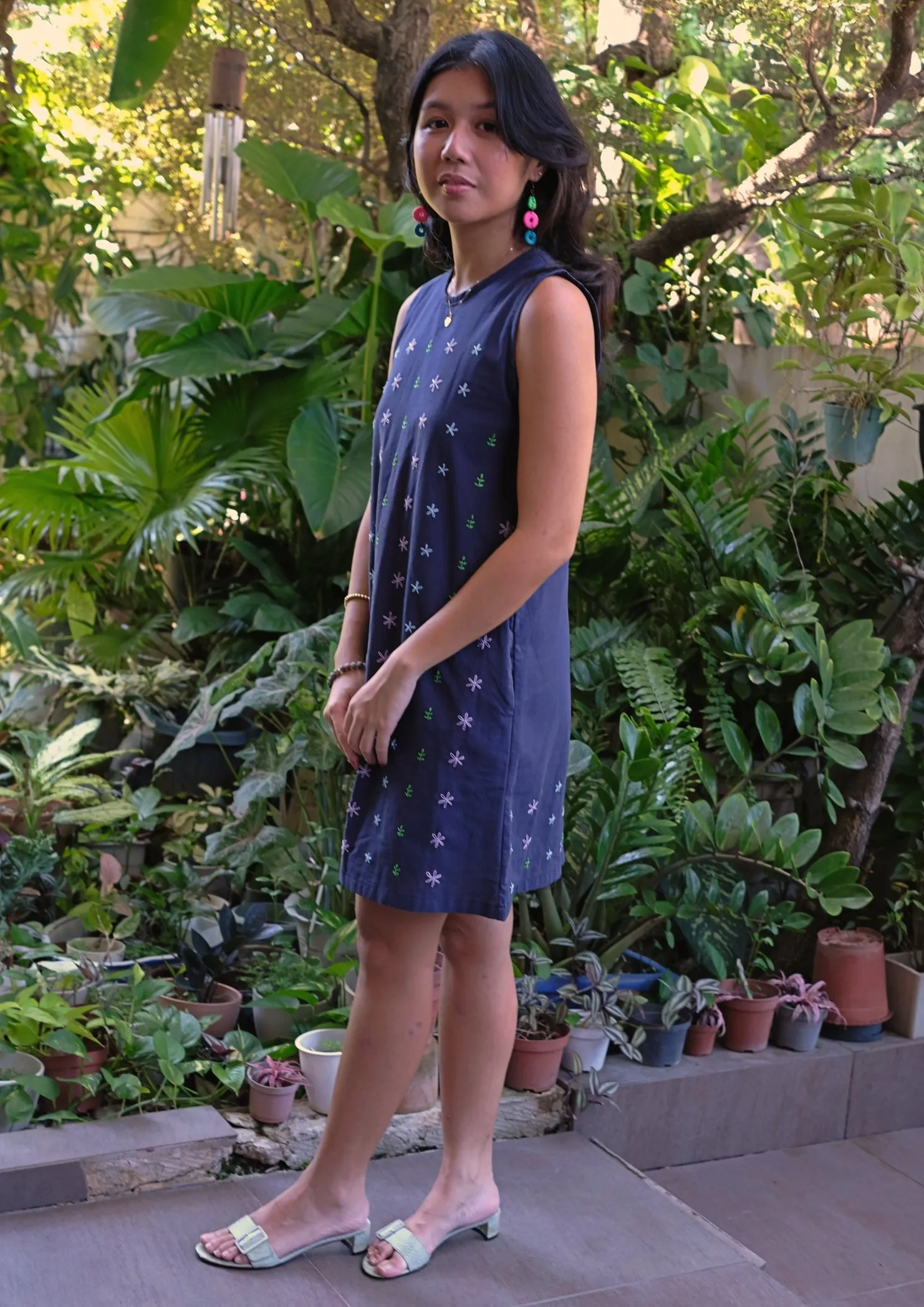 daisy dress - navy blue