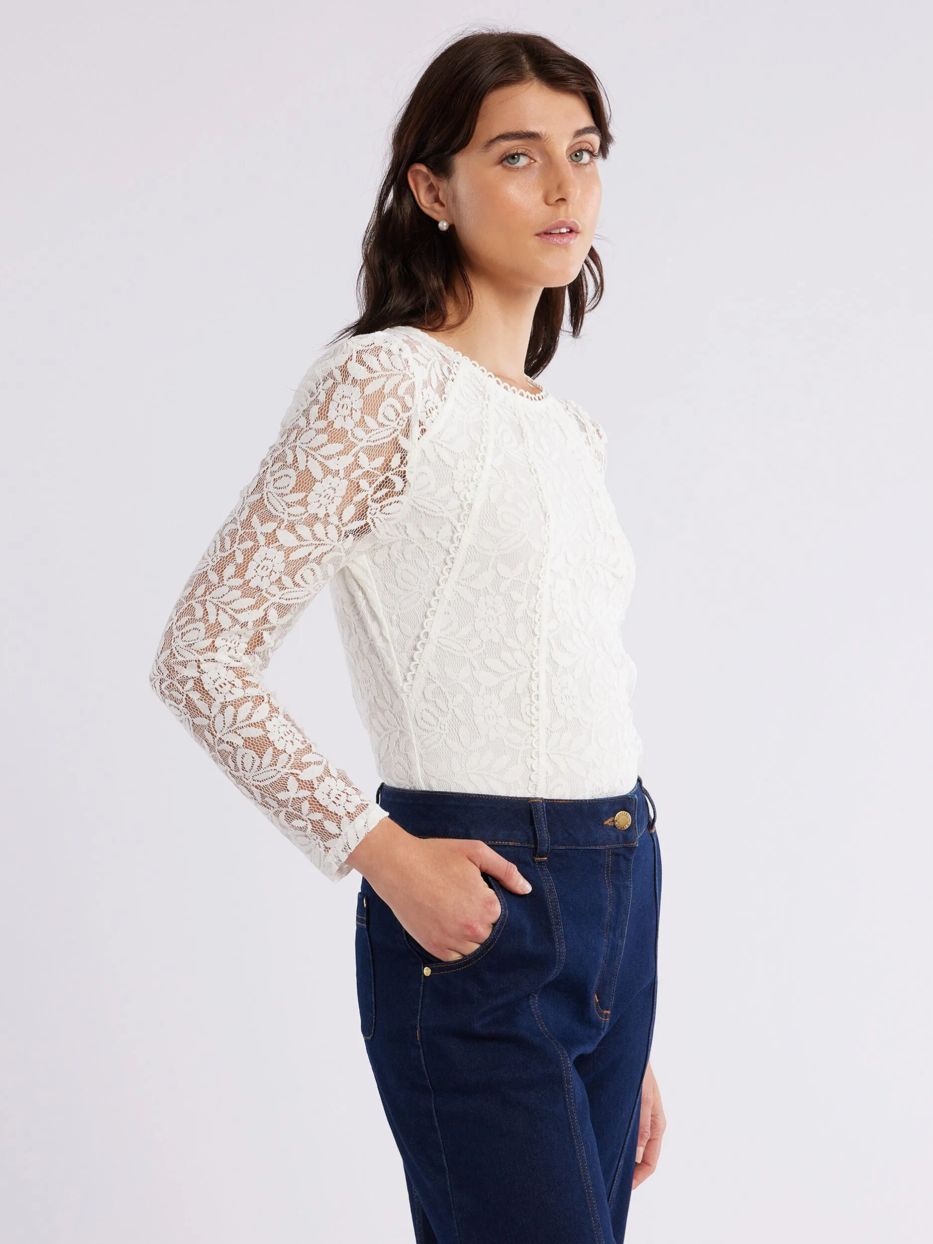 Danielle Lace Top