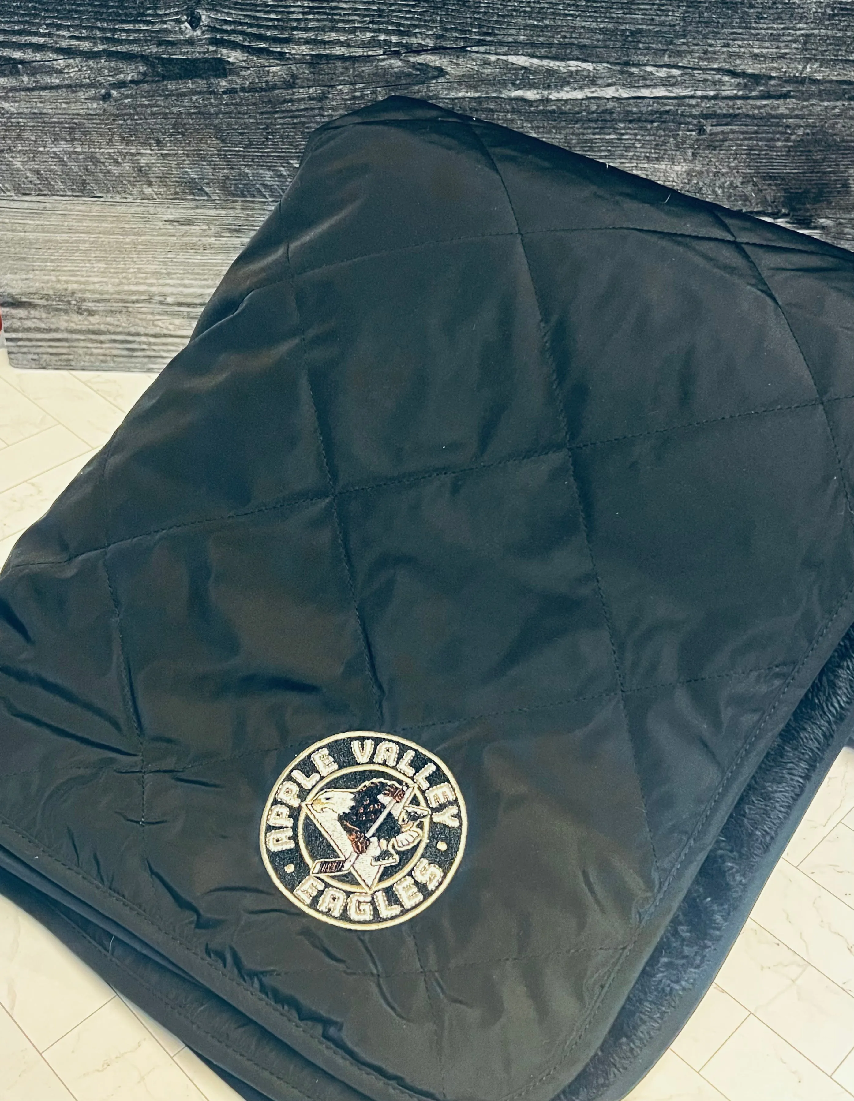 FIRE SALE - AV Hockey - Eddie Bauer Quilted Insulated Fleece Blanket