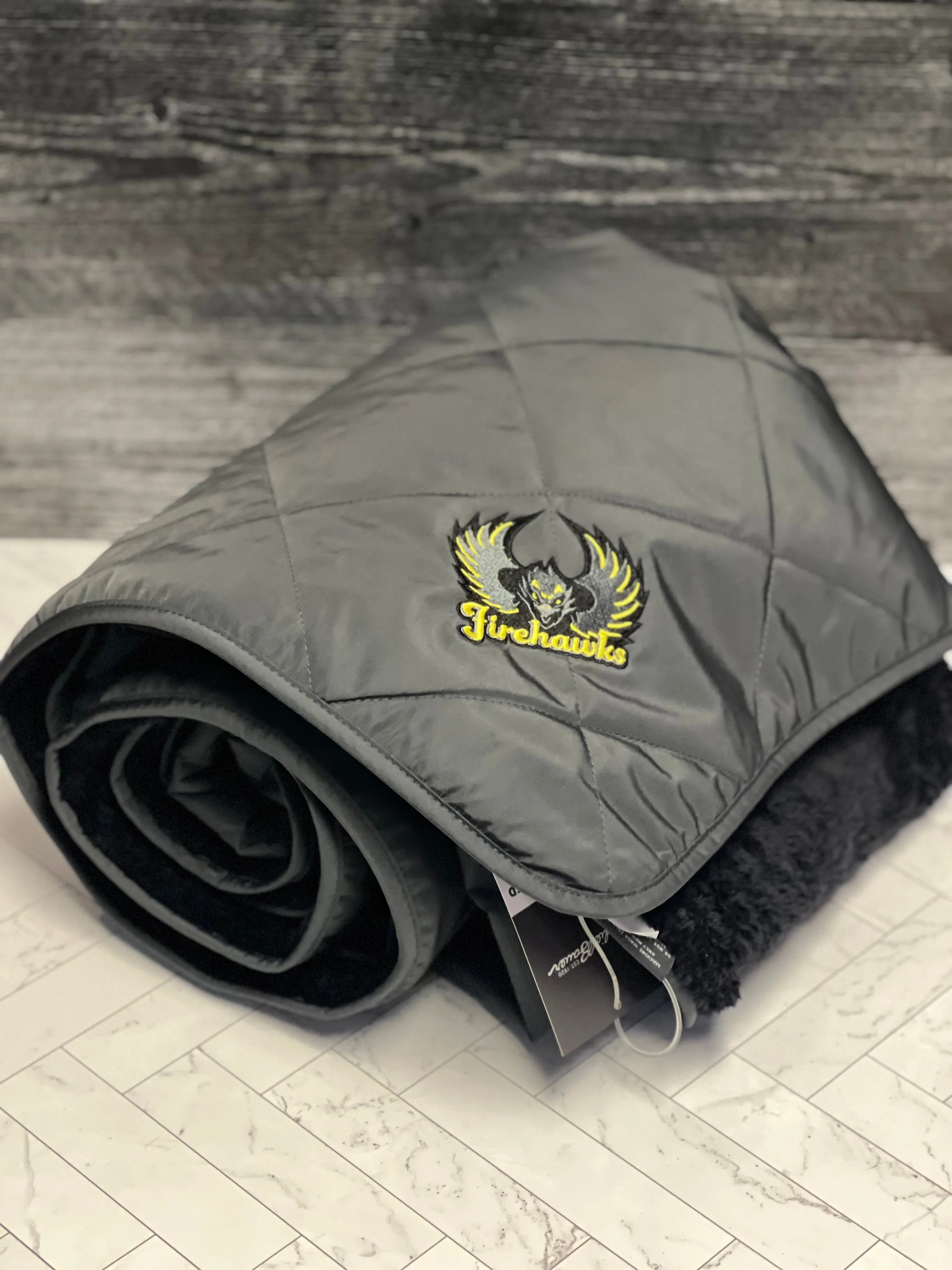 FIRE SALE - AV Hockey - Eddie Bauer Quilted Insulated Fleece Blanket