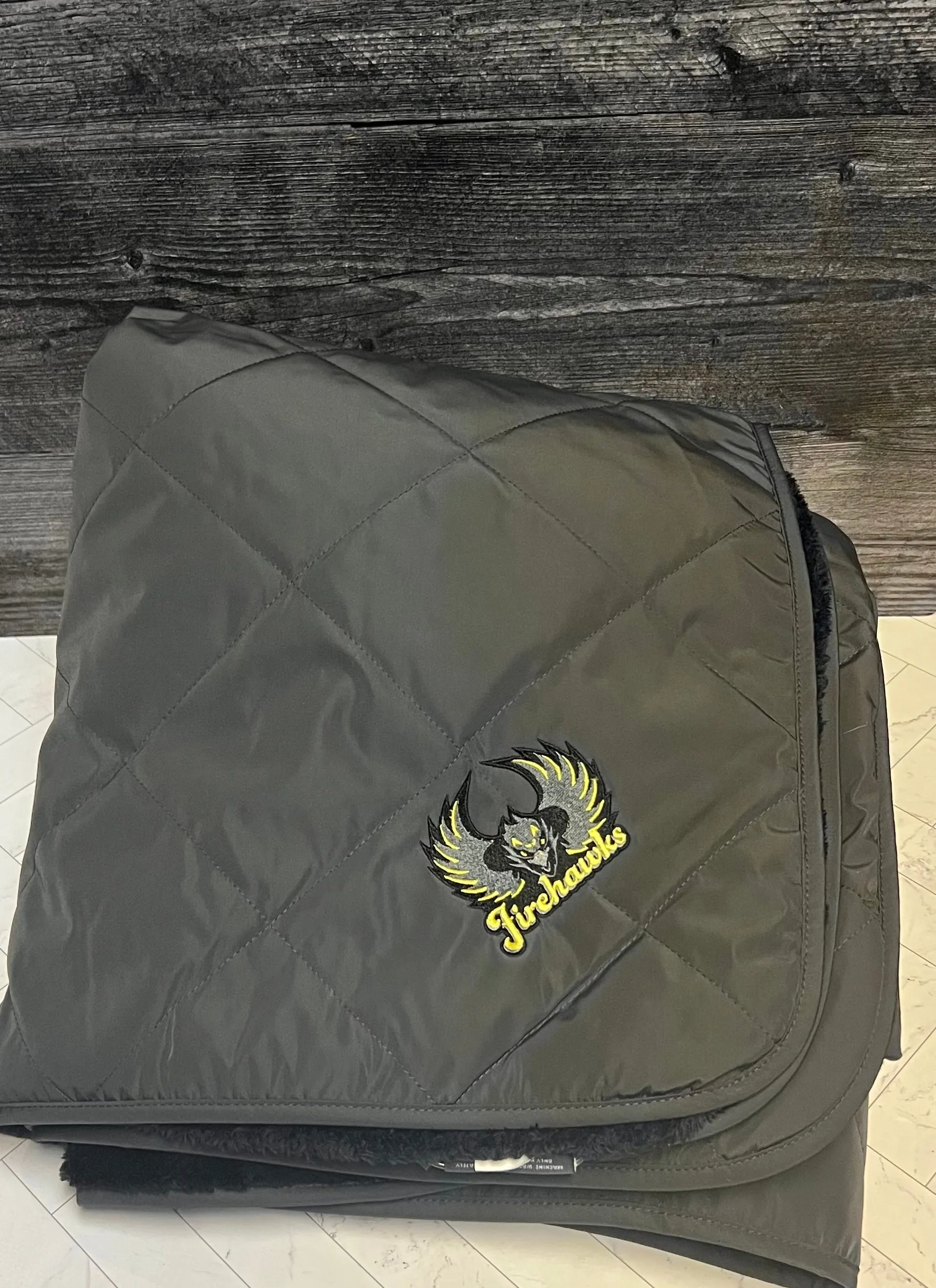 FIRE SALE - AV Hockey - Eddie Bauer Quilted Insulated Fleece Blanket