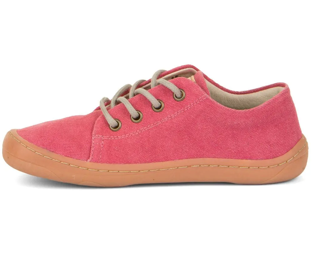 Froddo Barefoot Sneakers Vegan Lacets Fuchsia