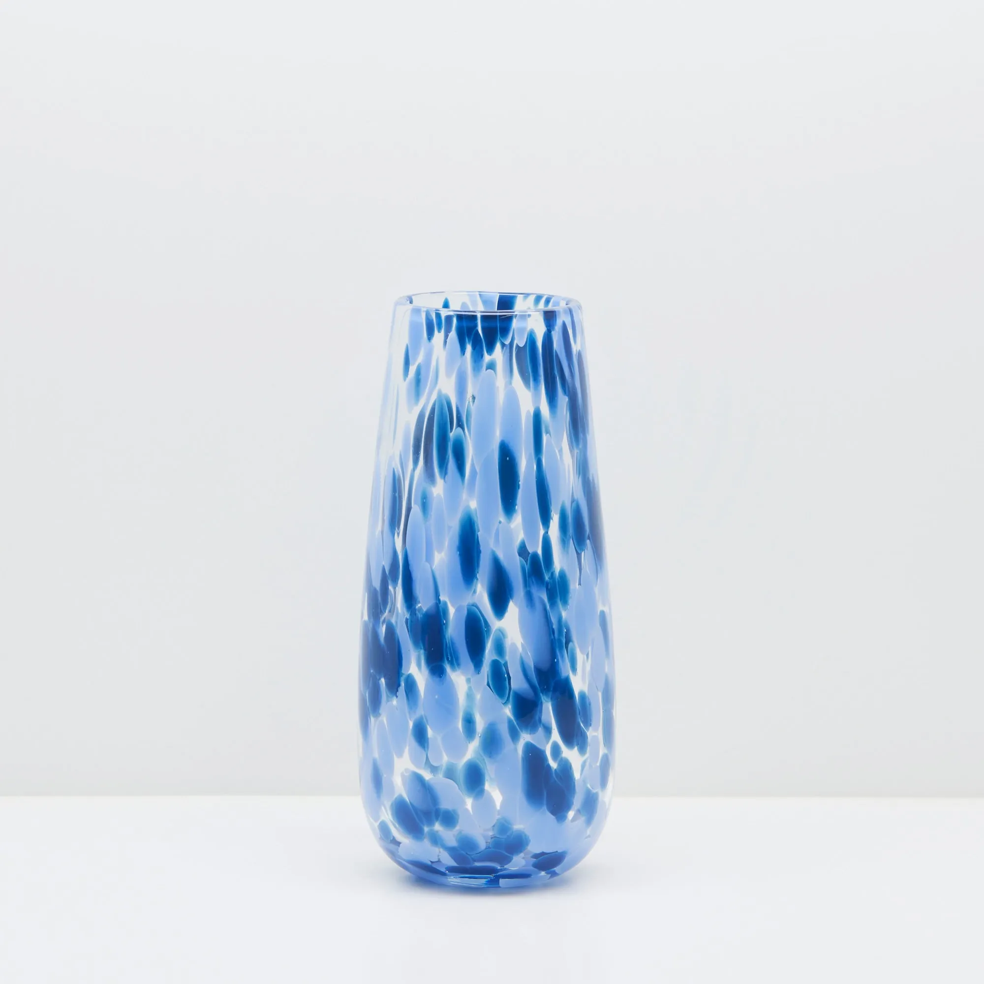 Gigi Glass Vase - Blue -Tall