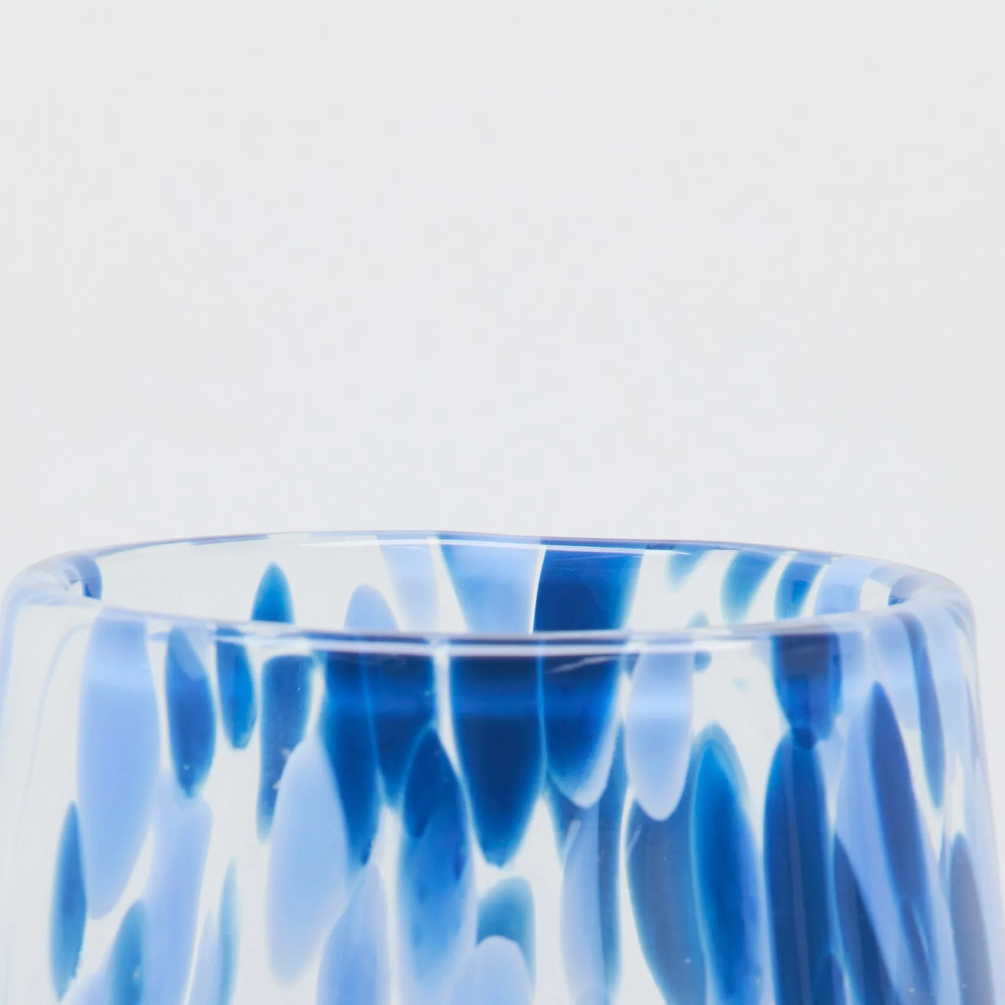 Gigi Glass Vase - Blue -Tall