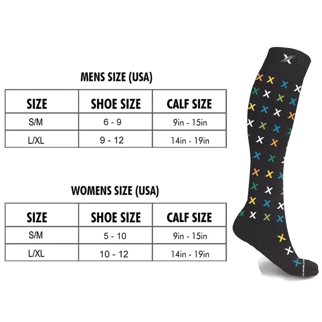 Glow in the Dark Compression Socks (3-Pairs)