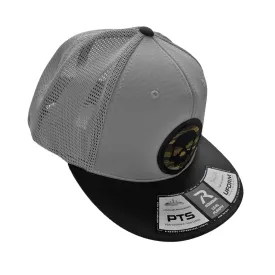 Infamous Adjustable Hat - Grey Black w/ Camo Skull