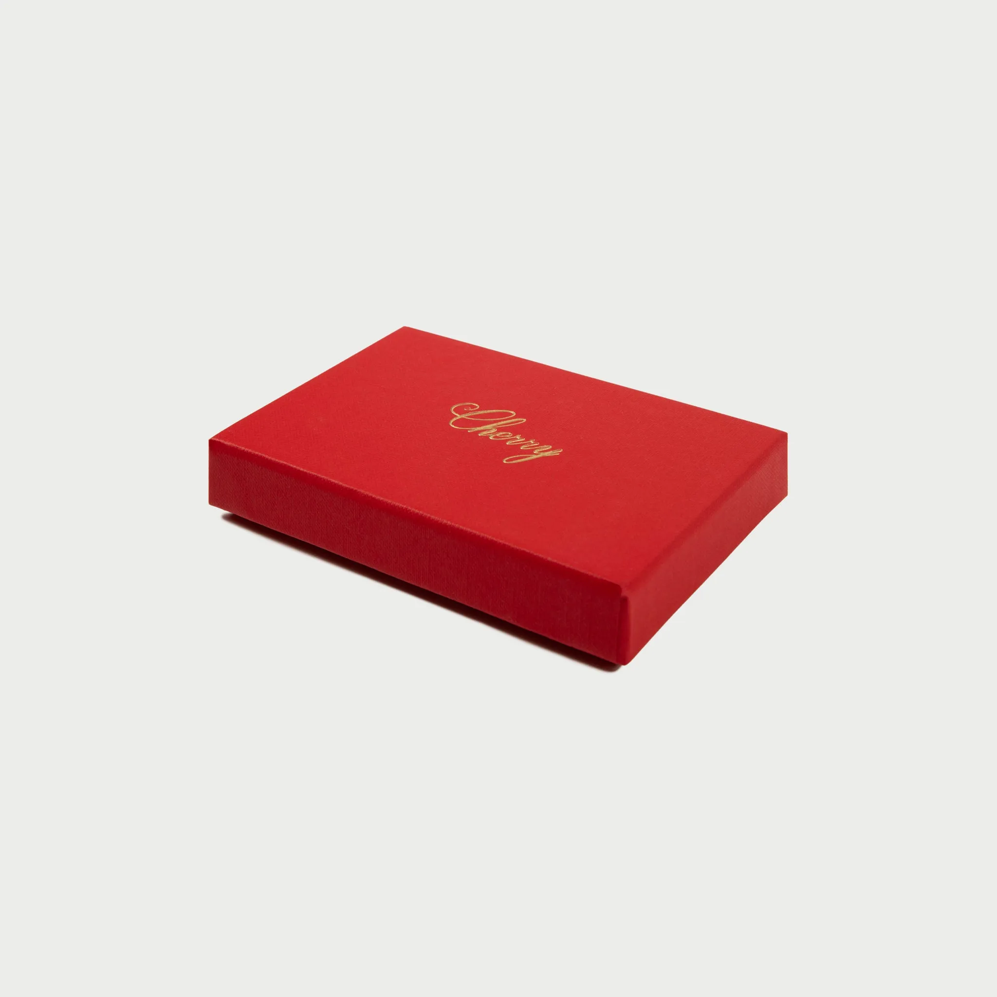 Leather Card Holder (Red)