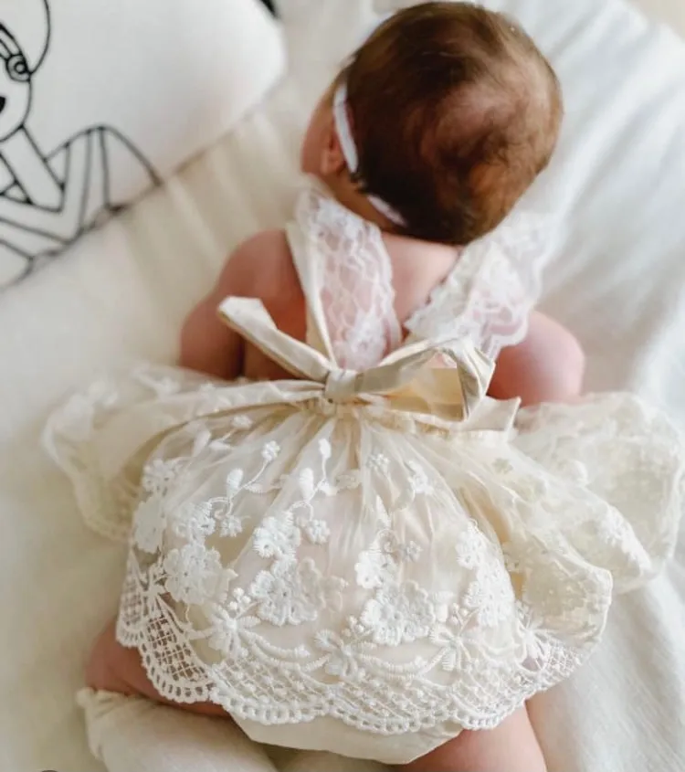 Lizzie Lace Romper