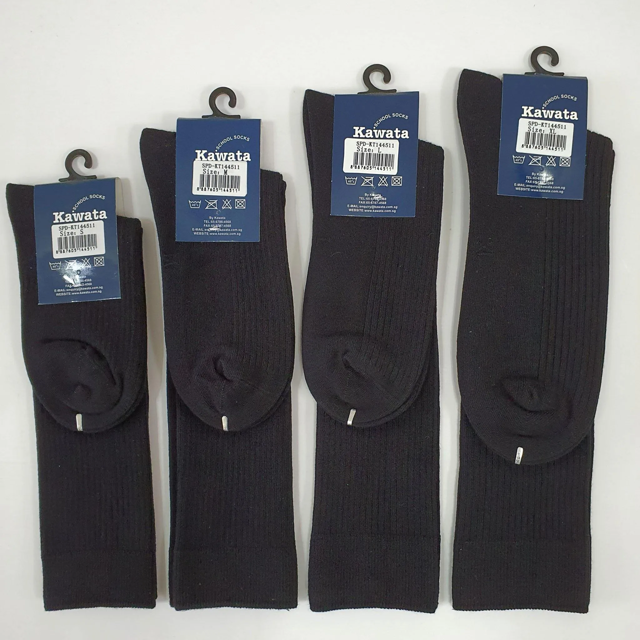 Long Black Socks for Kids | Long School Socks