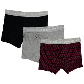 Lucky Brand Men's Stretch Boxer Briefs 3-Pack