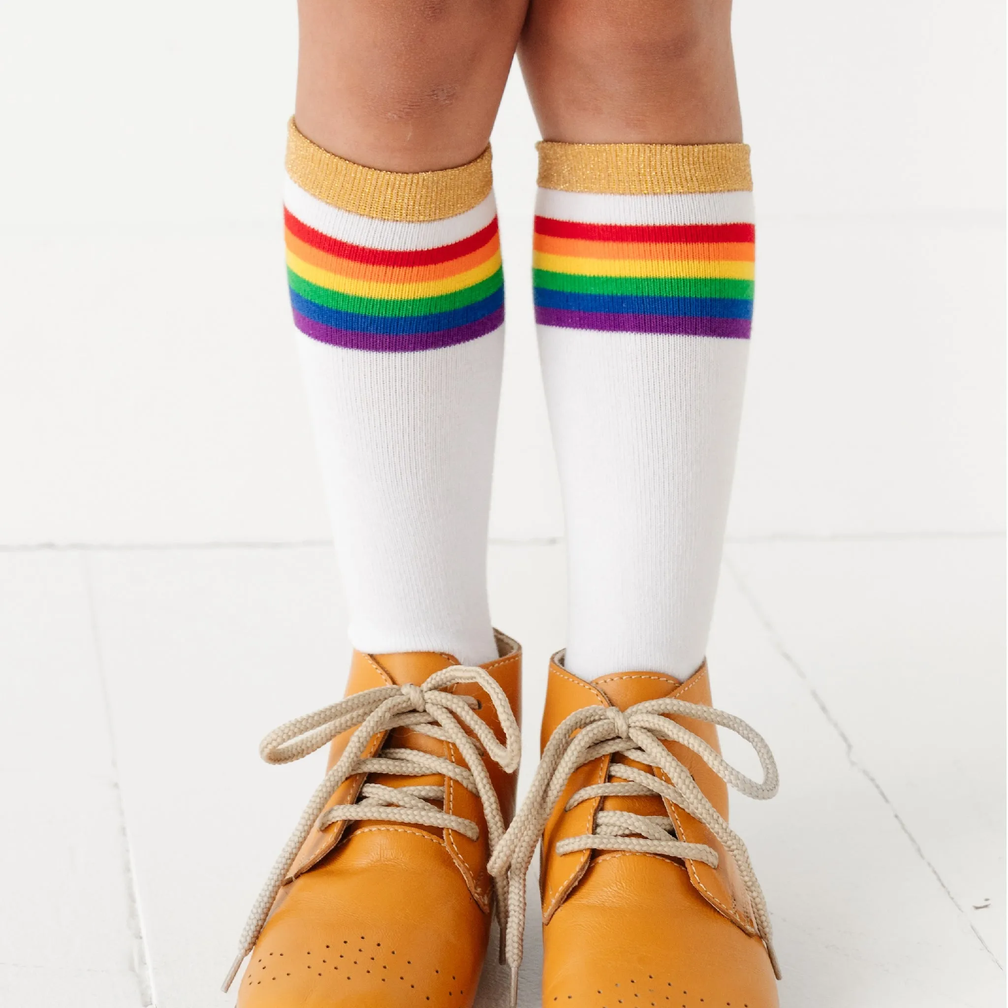 Lucky Stripe Knee High Socks