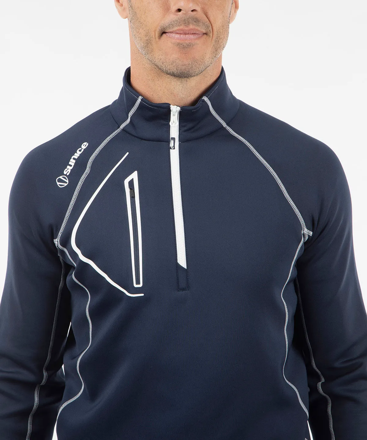 Men's Allendale SuperliteFX Stretch Thermal Half-Zip Pullover