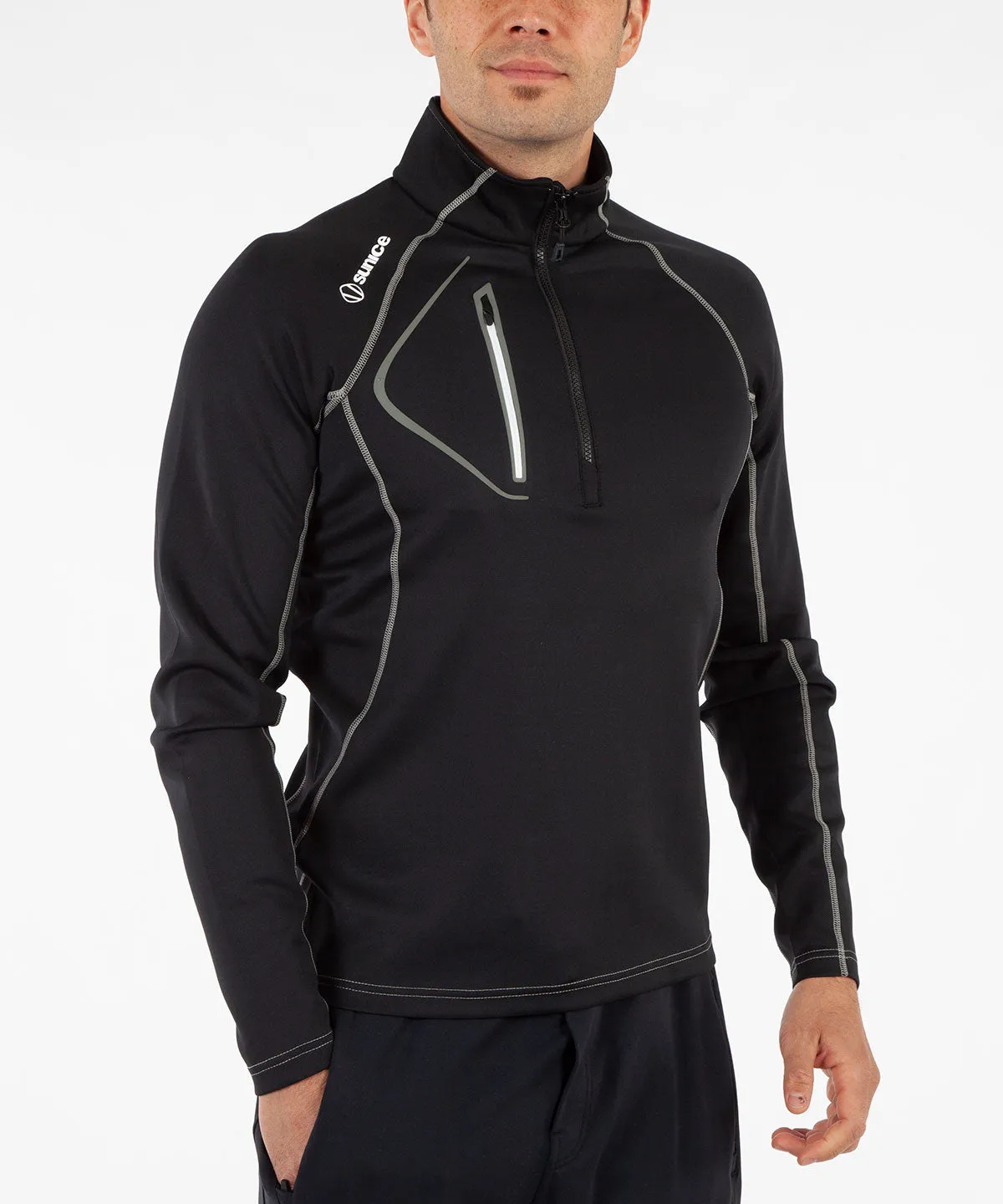 Men's Allendale SuperliteFX Stretch Thermal Half-Zip Pullover