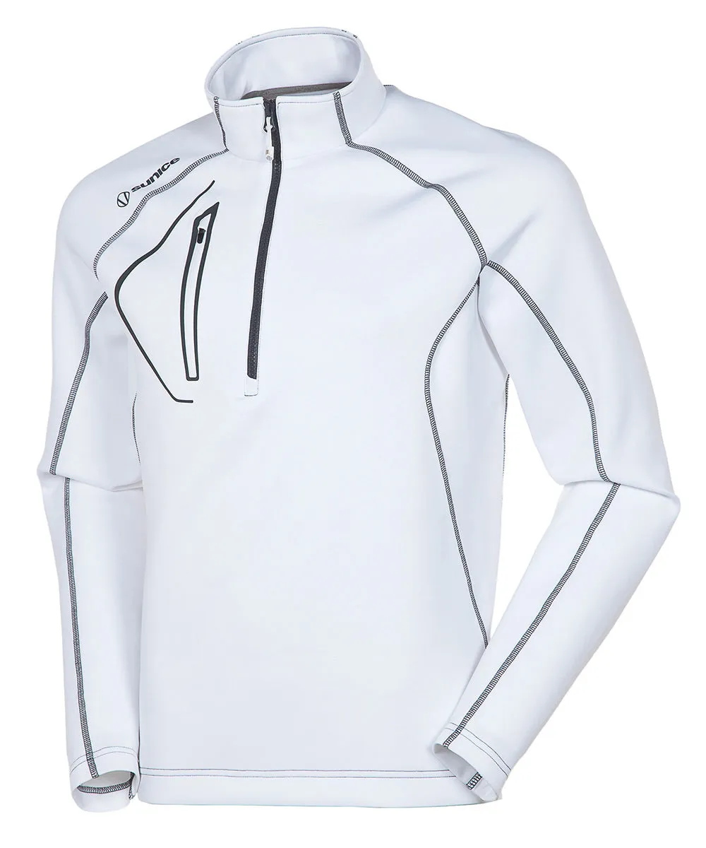 Men's Allendale SuperliteFX Stretch Thermal Half-Zip Pullover