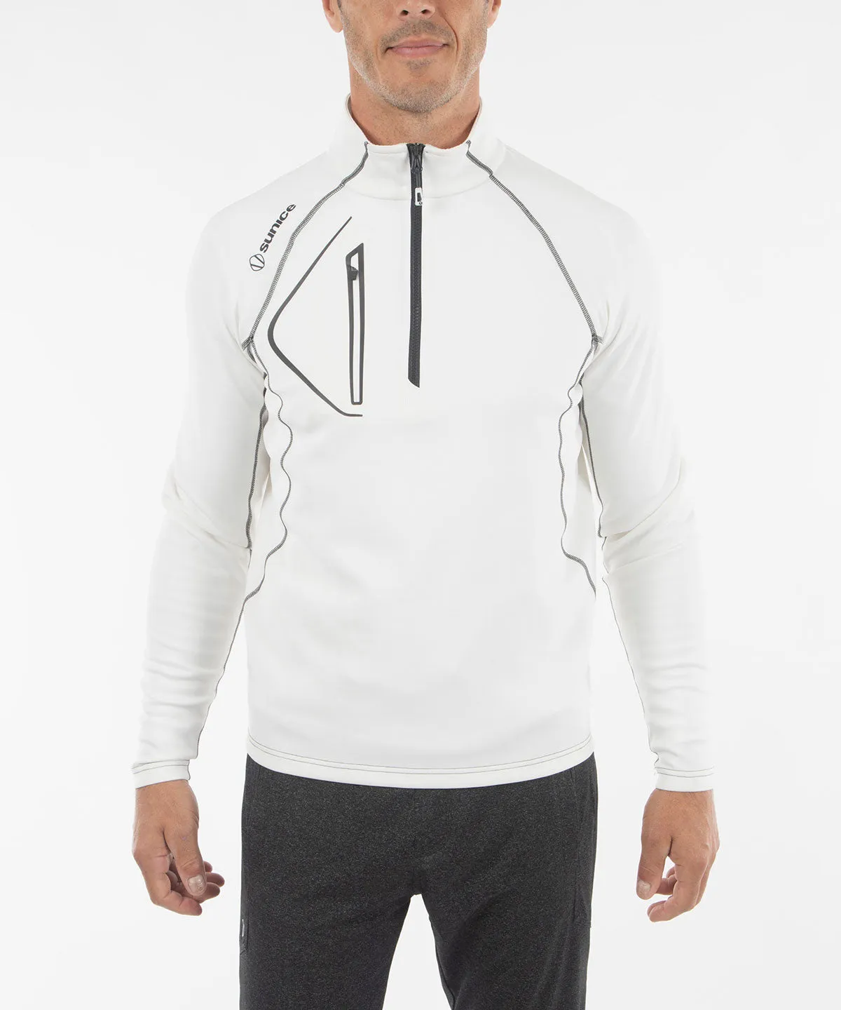 Men's Allendale SuperliteFX Stretch Thermal Half-Zip Pullover