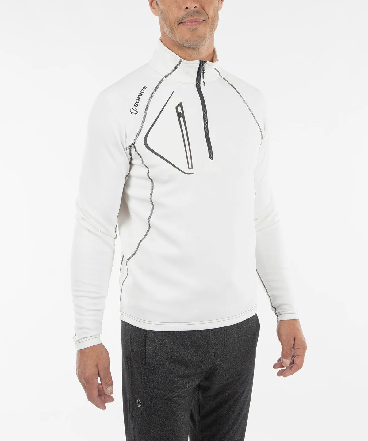 Men's Allendale SuperliteFX Stretch Thermal Half-Zip Pullover