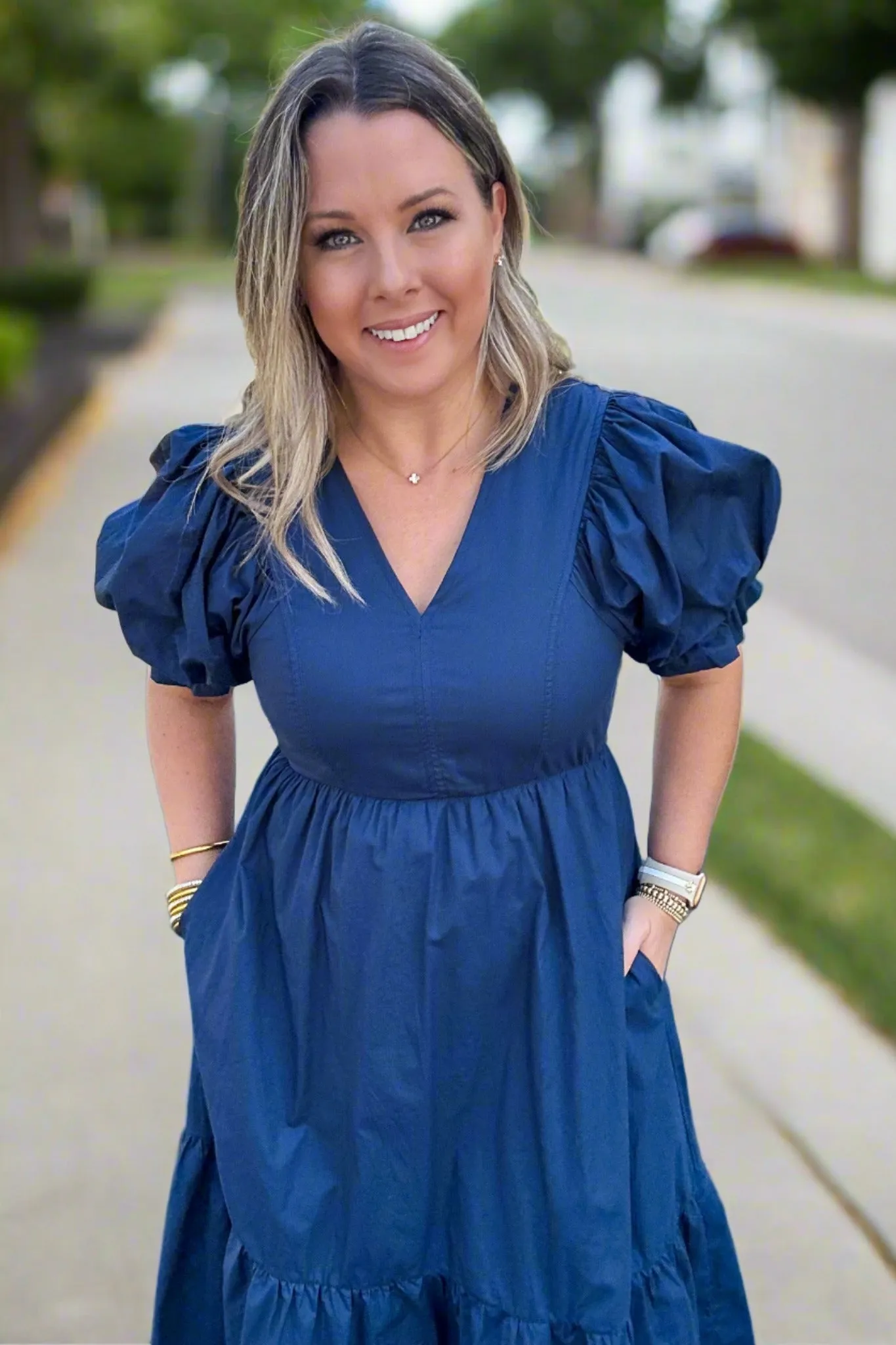 Moving In Maxi Dress - Navy