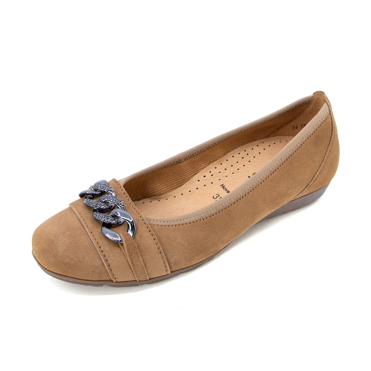 Olivia Camel Hovercraft Flats