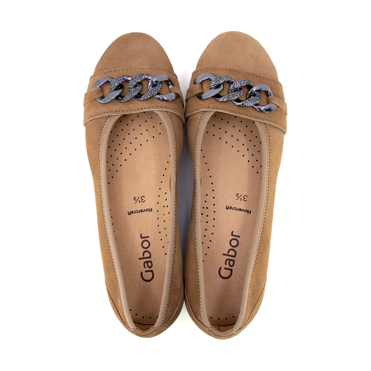 Olivia Camel Hovercraft Flats