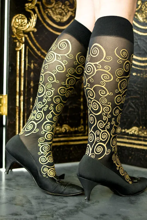 Polonova Klimt Spiral Trouser Socks