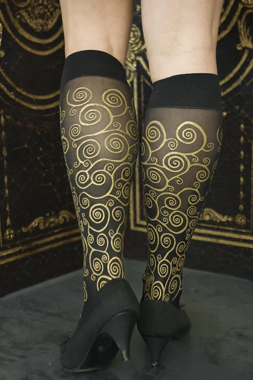 Polonova Klimt Spiral Trouser Socks